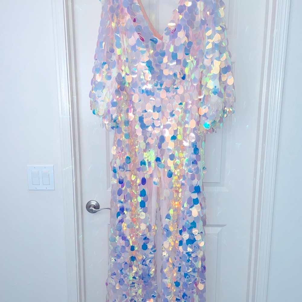 Be the center of attention in this custom made jumpsuit only worn once!! - Picture 4 of 10